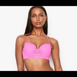 Victoria’s Secret NWT Scalloped Bikini Top in Pink